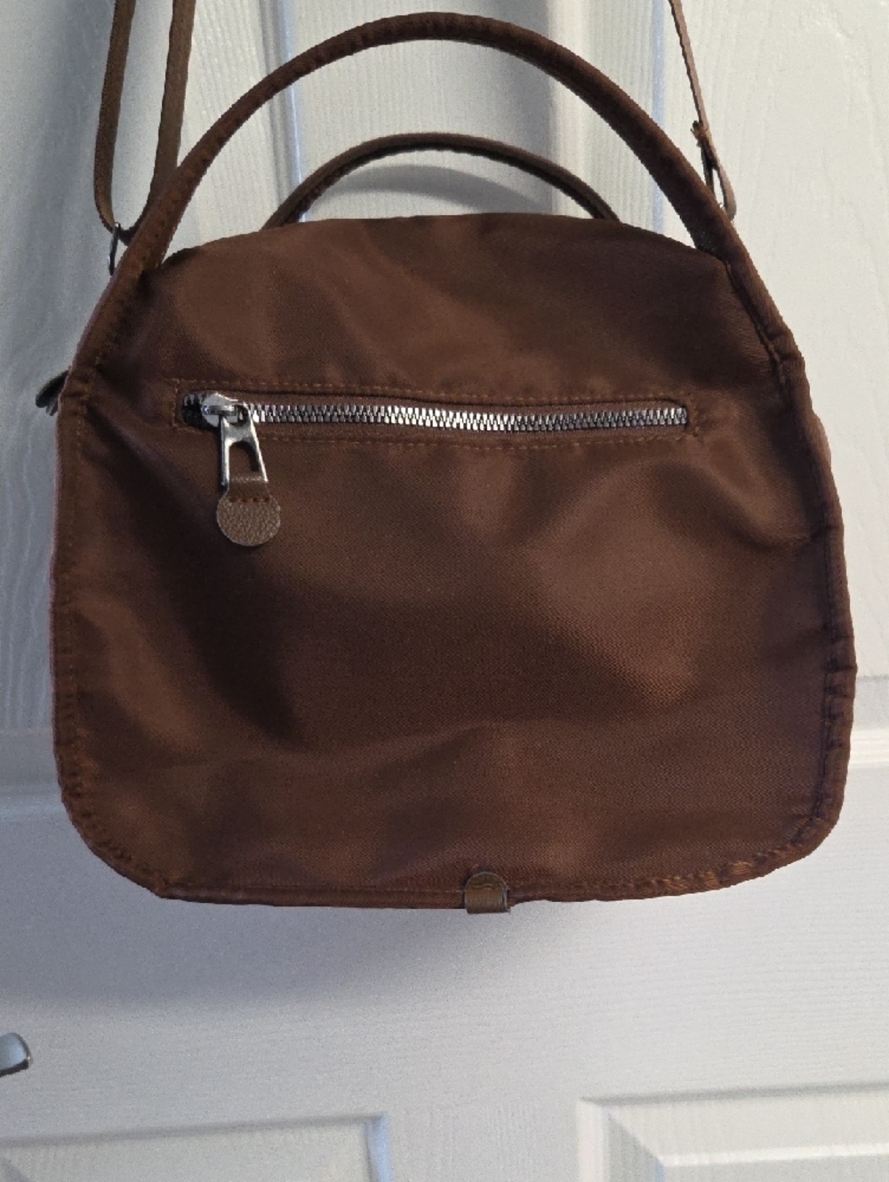 Classic Brown Women's Crossbody Shoulder Bag - Picture 2 of 3
